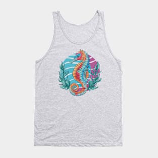 Colorful Seahorse Tank Top